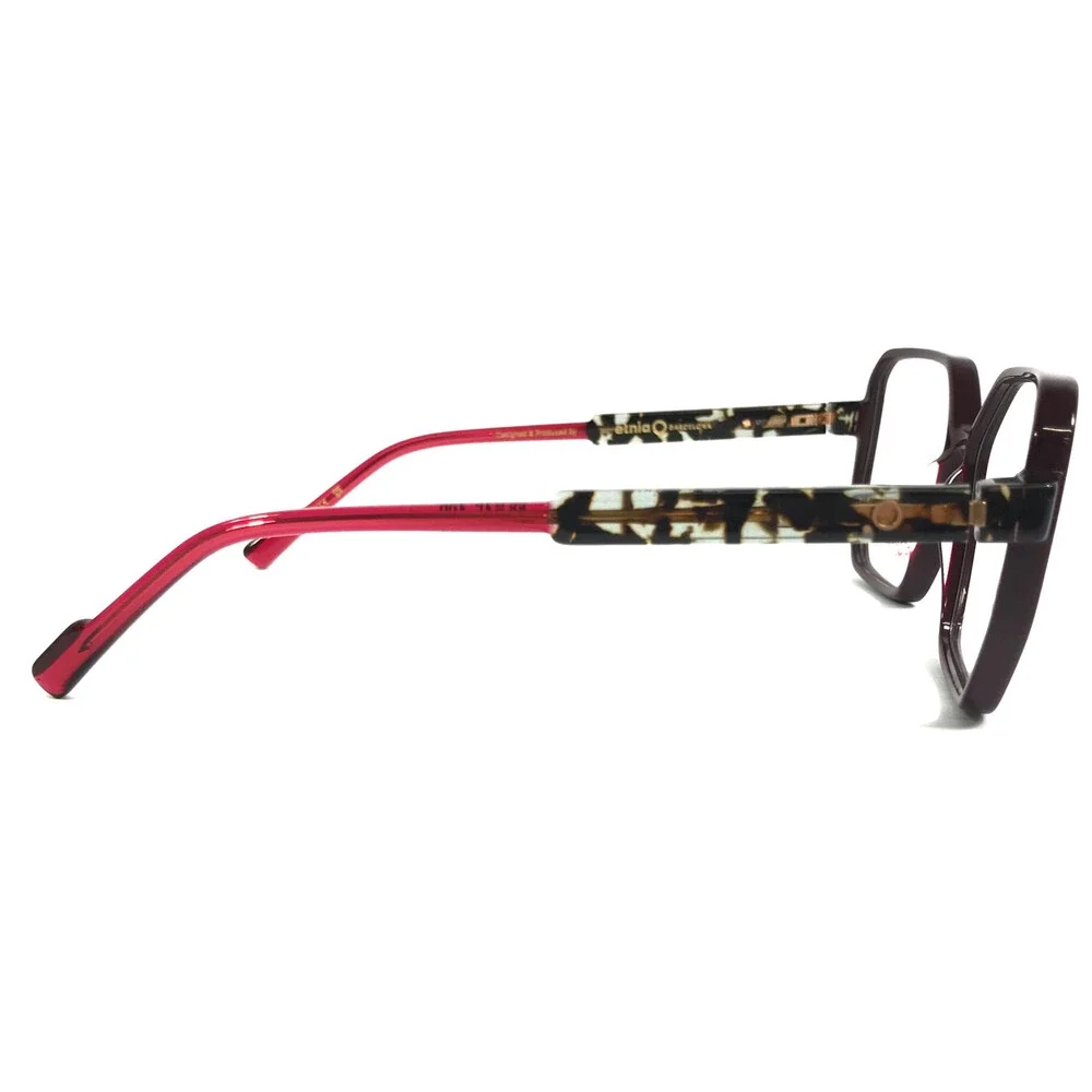 Etnia Barcelona Eyeglasses Frames DASOS BXHV Bordeaux Havana Full Rim 56-15-138